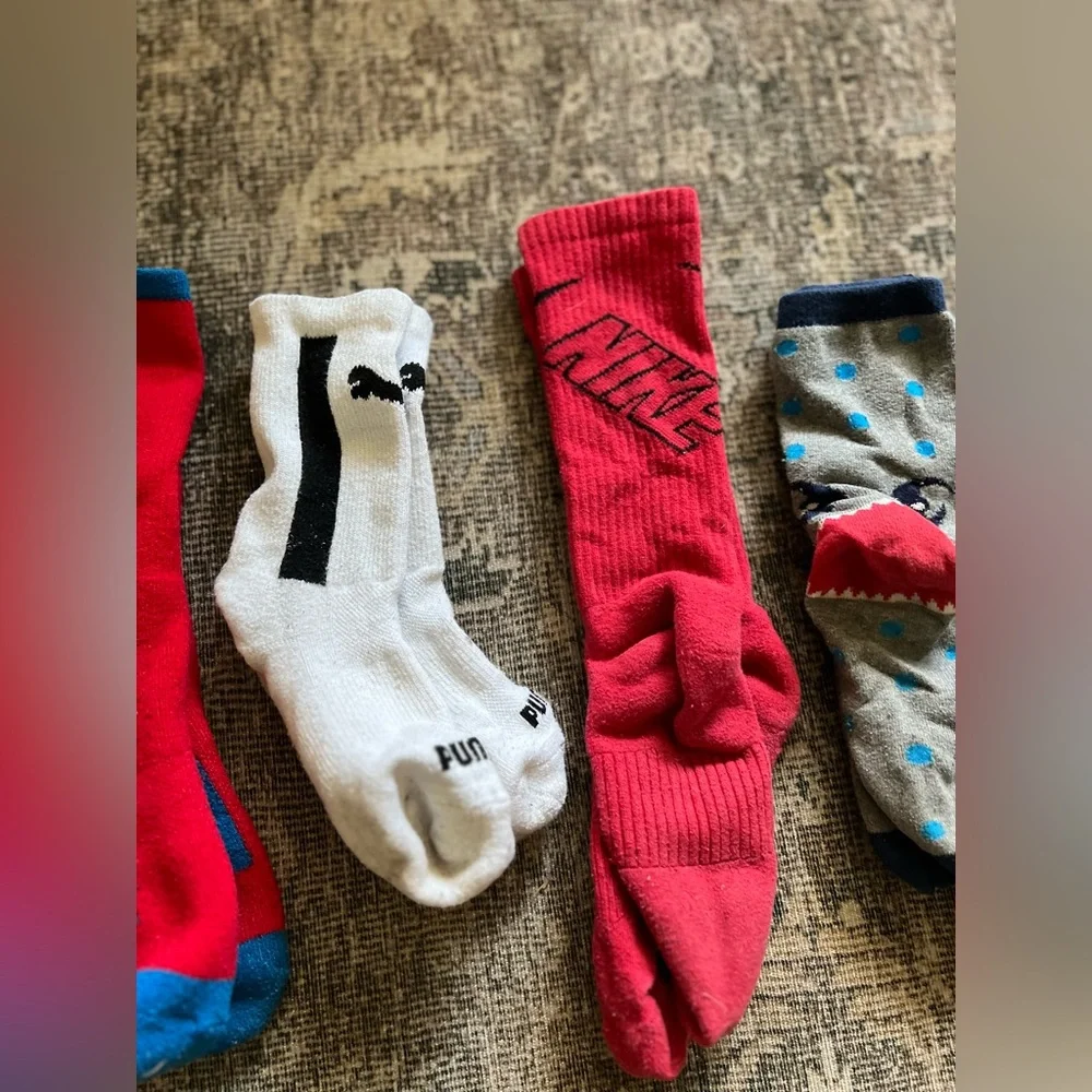 Bundle of Youth Socks Nike, Spider-Man, Space, Puma